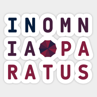 In Omnia Paratus - Umbrella Sticker